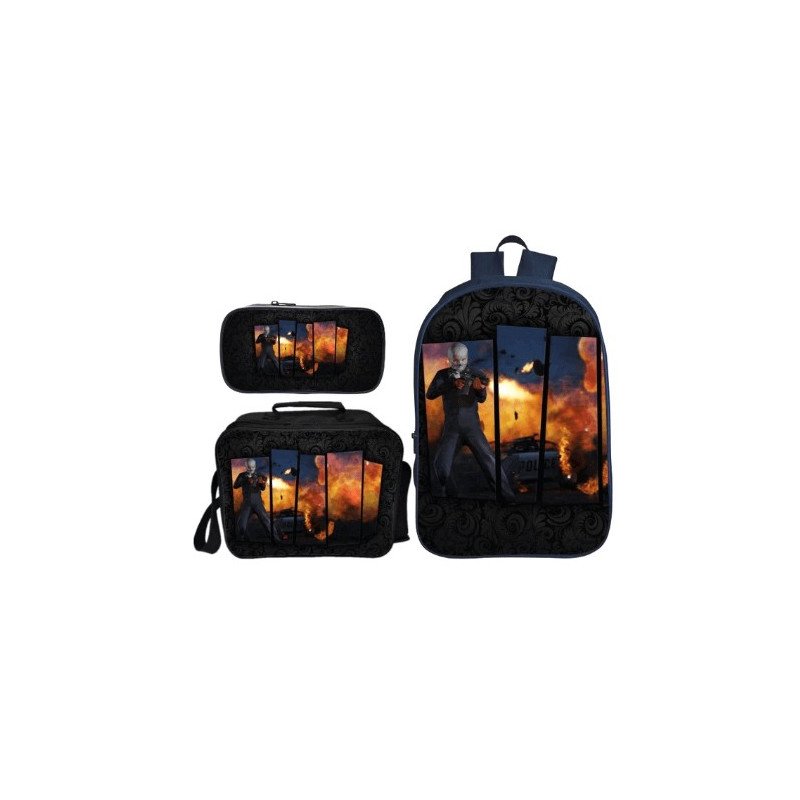 Pack Sac Dos Lunch Bag Trousse Gta Grand Theft Auto Imprim D