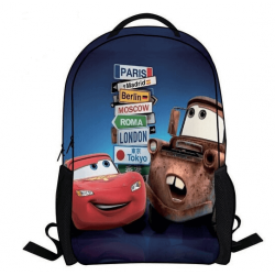 Cartable imprimé sac à dos CARS enfants de classes maternelle et primaire