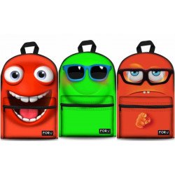 Cartable bonbons humour 6 coloris