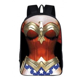 Cartable sac à dos imprimé WONDERWOMAN AVENGERS pour enfants de classes maternelles ou primaires