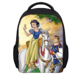 Cartable blanche-neige imprimé 3D filles maternelles