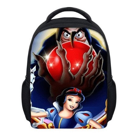 Cartable blanche-neige imprimé 3D filles maternelles