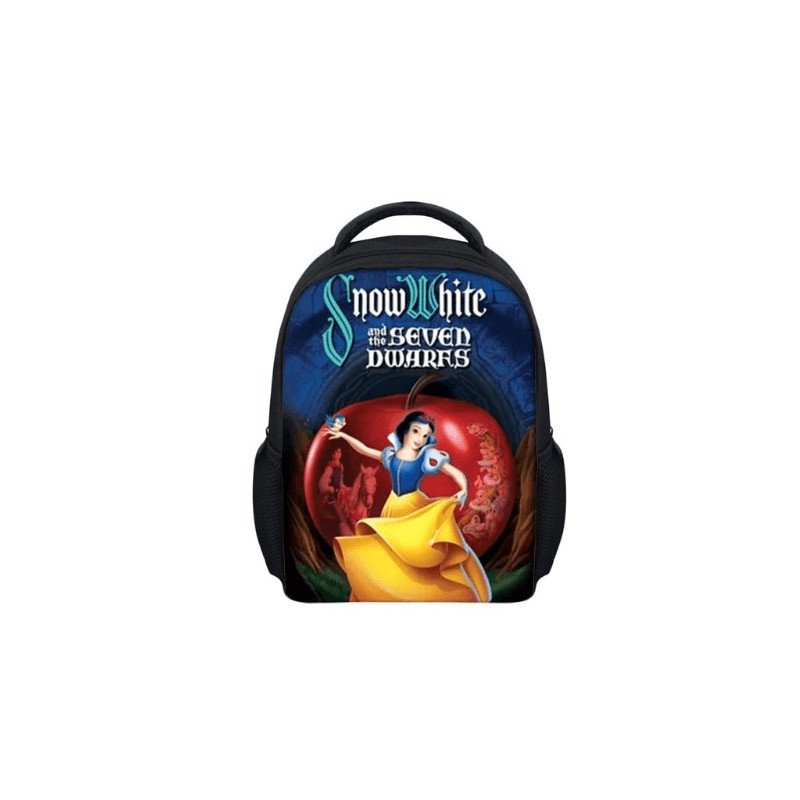 Cartable blanche-neige imprimé 3D filles maternelles