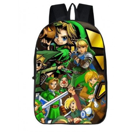 Sac à dos scolaire Zelda pour enfants et jeunes ados