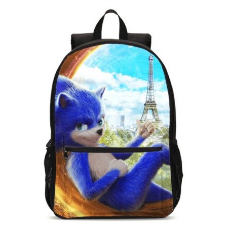 Cartable SONIC imprimé 3D enfant sac à dos jeux vidéo