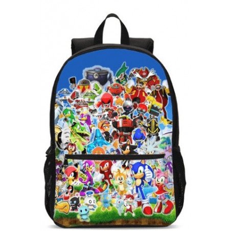 Cartable SONIC imprimé 3D enfant sac à dos jeux vidéo