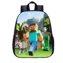 Cartable Minecraft jeu vidéo sac à dos Gaming