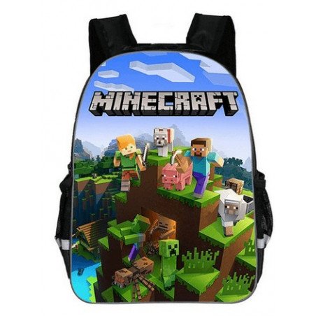 Cartable Minecraft jeu vidéo sac à dos Gaming