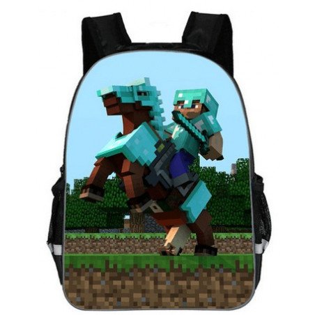 Cartable Minecraft jeu vidéo sac à dos Gaming