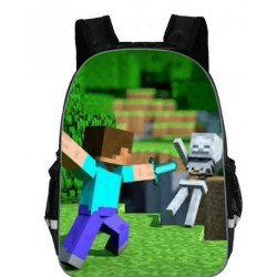 Cartable Minecraft jeu vidéo sac à dos Gaming