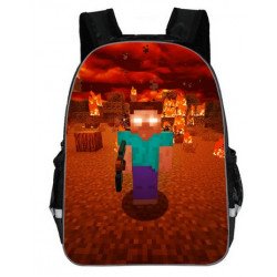 Cartable Minecraft jeu vidéo sac à dos Gaming