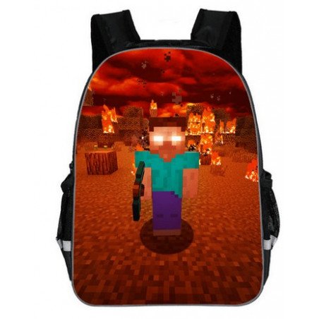 Cartable Minecraft jeu vidéo sac à dos Gaming