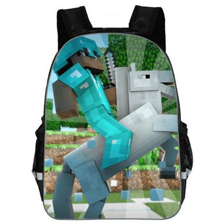 Cartable Minecraft jeu vidéo sac à dos Gaming