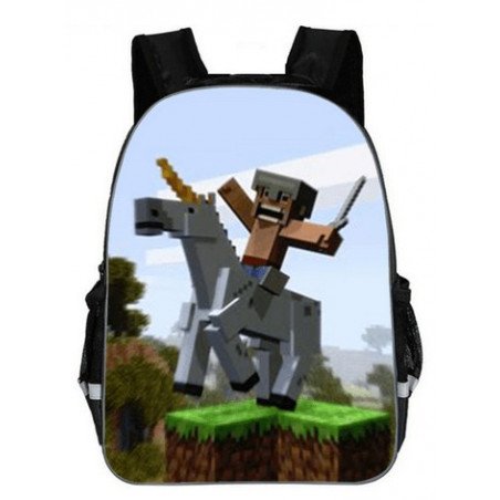 Cartable Minecraft jeu vidéo sac à dos Gaming