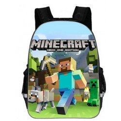 Cartable Minecraft jeu vidéo sac à dos Gaming