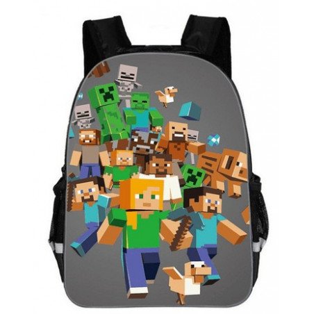 Cartable Minecraft jeu vidéo sac à dos Gaming