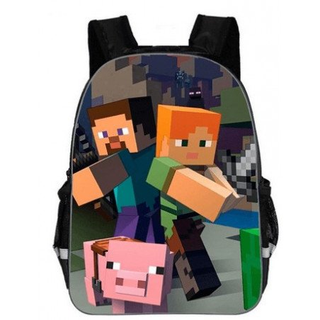 Cartable Minecraft jeu vidéo sac à dos Gaming