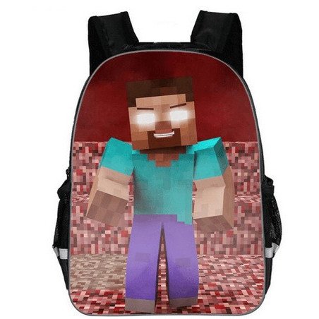 Cartable Minecraft jeu vidéo sac à dos Gaming