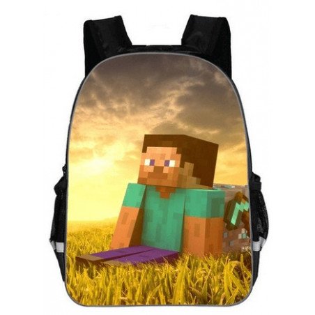 Cartable Minecraft jeu vidéo sac à dos Gaming