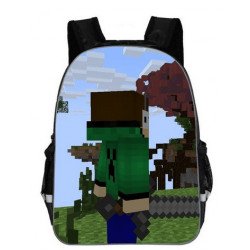 Cartable Minecraft jeu vidéo sac à dos Gaming