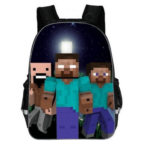 Cartable Minecraft jeu vidéo sac à dos Gaming