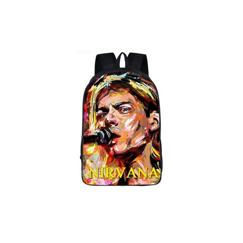 Sac à dos Nirvana - Hard Rock - pour ados Collèges, Lycées et fac