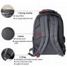 Sac à dos "Loup Galactique" Hard Rock pour ados Collèges, Lycées et fac