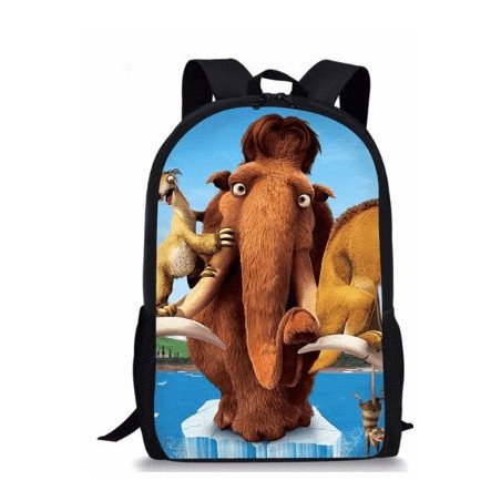 Cartable l'âge de glace sac à dos imprimé 3D