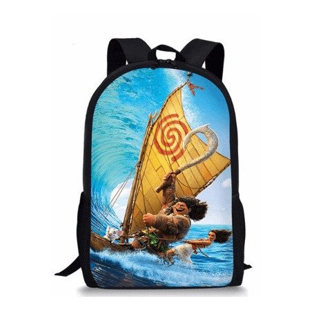 Cartable VAIANA MOANA IMPRIMES 3D SAC A DOS