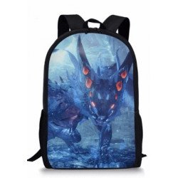 MONSTER HUNTER cartable sac à dos imprimé