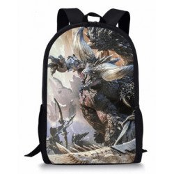 MONSTER HUNTER cartable sac à dos imprimé