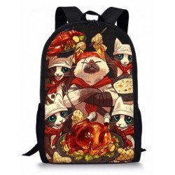 MONSTER HUNTER cartable sac à dos imprimé