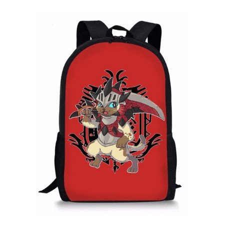 MONSTER HUNTER cartable sac à dos imprimé