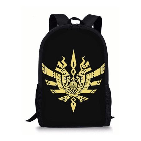 MONSTER HUNTER cartable sac à dos imprimé