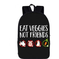 Cartable VEGAN sac à dos  imprimé cause animale