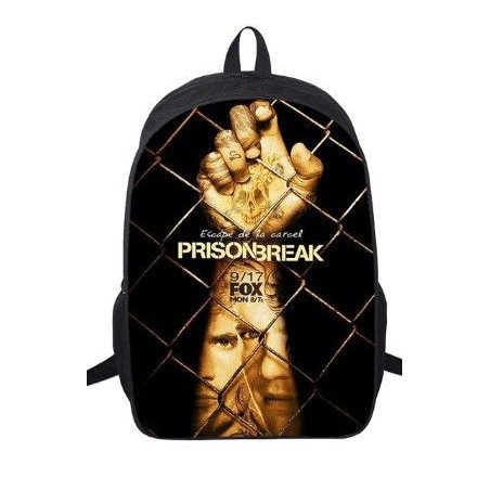 Cartable Prison break imprimé sac à dos