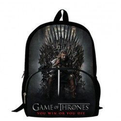 GAME OF THRONES cartable ados sac à dos imprimé série Tv