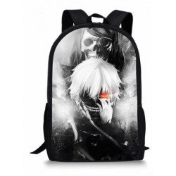 Sac à dos scolaire TOKYO GHOUL pour ados et étudiants