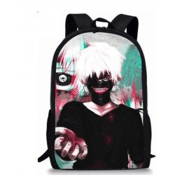 Sac à dos scolaire TOKYO GHOUL pour ados et étudiants