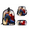 Pack imprimé Cartable sac à dos + Sacoche + Trousse SUPERMAN