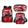 Pack imprimé Cartable sac à dos Spiderman + Sacoche + Trousse
