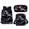 Pack imprimé Cartable sac à dos Spiderman + Sacoche + Trousse