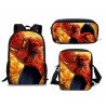 Pack imprimé Cartable sac à dos Spiderman + Sacoche + Trousse