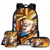 Pack scolaire Dragon Ball à composer - Cartable Dragon ball + Trousse Dragon Ball + Sacoche Dragon Ball