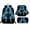 Pack imprimé Cartable sac à dos Dragon Ball + Sacoche + Trousse