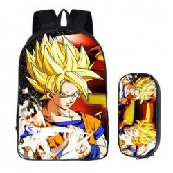 Pack imprimé Cartable sac à dos Dragon Ball + Sacoche + Trousse