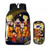 Pack imprimé Cartable sac à dos Dragon Ball + Sacoche + Trousse