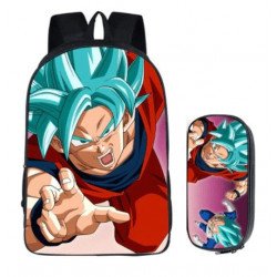 Pack imprimé Cartable sac à dos Dragon Ball + Sacoche + Trousse