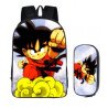 Pack imprimé Cartable sac à dos Dragon Ball + Sacoche + Trousse