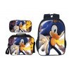 Pack imprimé Cartable sac à dos Sonic + Lunch Bag + Trousse